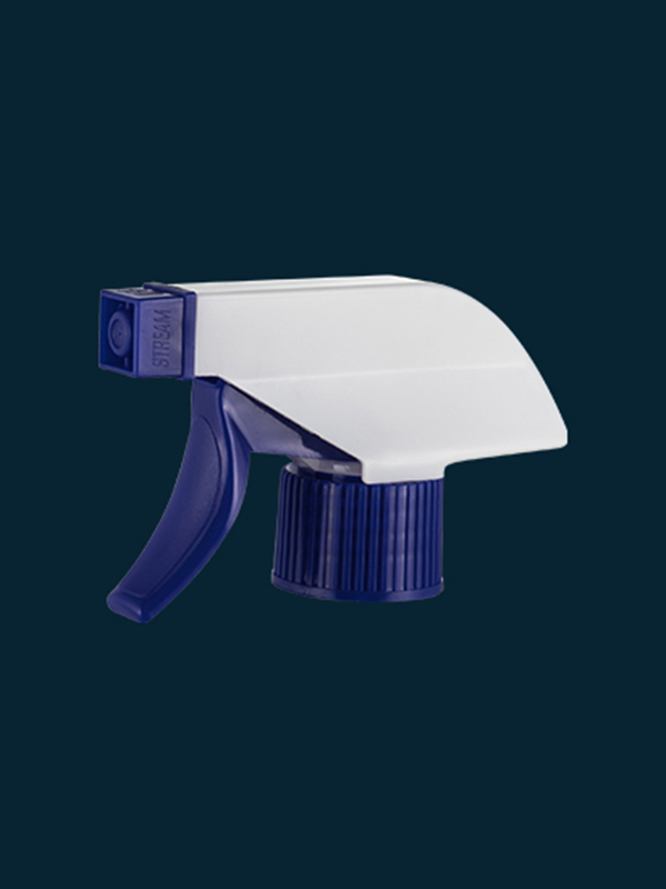 28/415 Blue wide handle trigger pump sprayer gun for bottles
