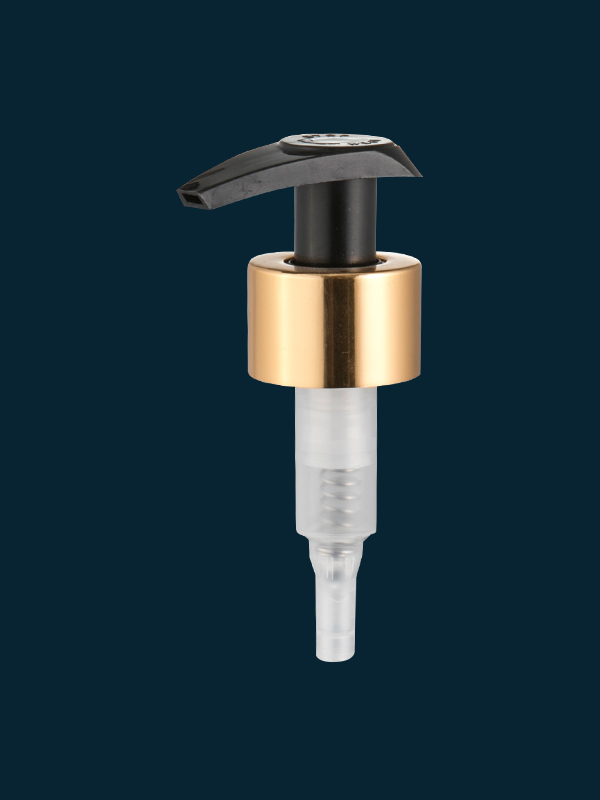 gold aluminum lotion pump 28/410